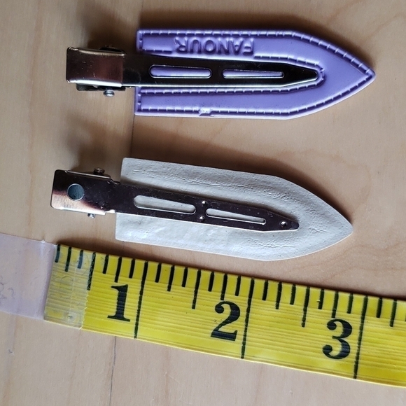 𝅺2 for $15 Leaf Metal Hair Clip NWOT 1 Set of (2) - Picture 3 of 3